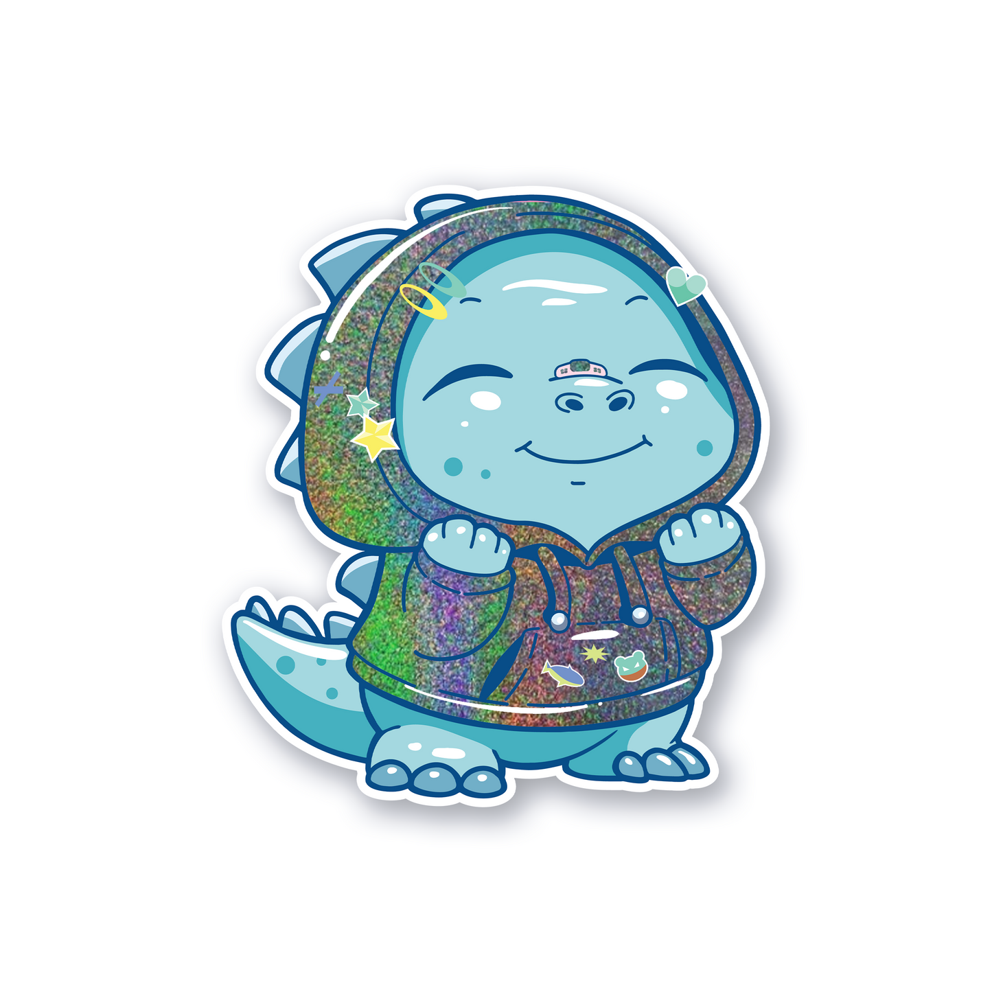 Spot Glitter Die Cut Stickers
