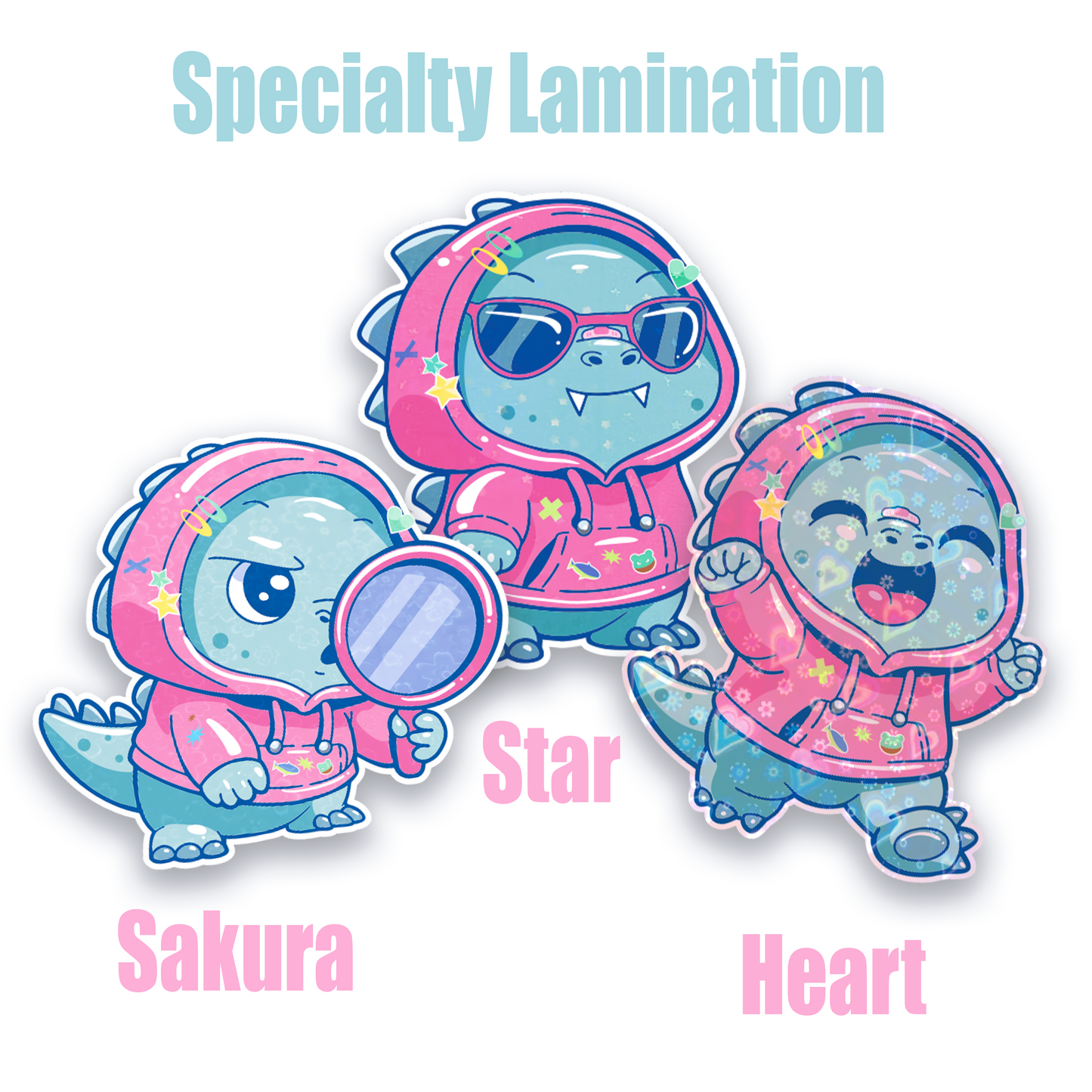 Specialty Lam Die Cut Stickers
