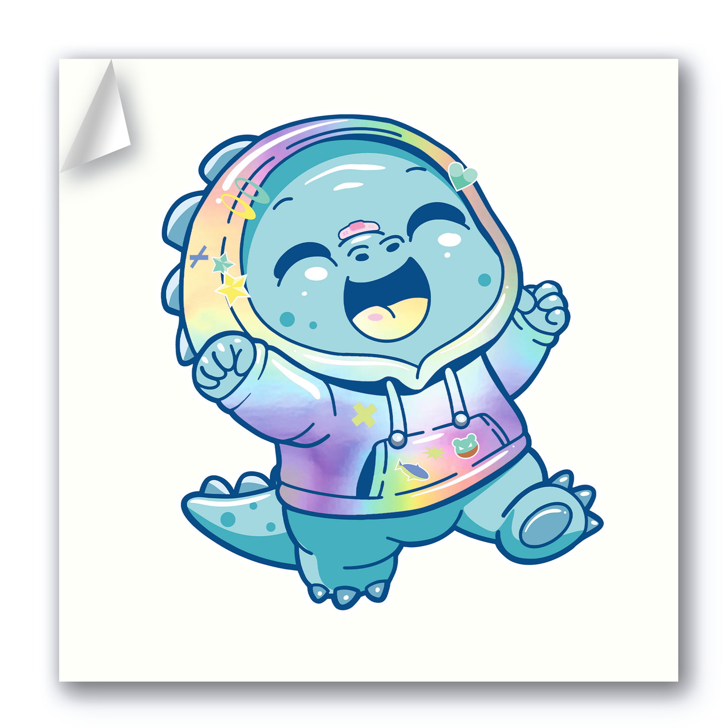 Spot Holo Kiss Cut Stickers